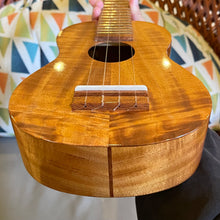 Load image into Gallery viewer, Ana'ole ASL Soprano Long Neck Ukulele #27931225