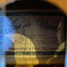 Load image into Gallery viewer, Ana'ole ASP Soprano Pineapple Ukulele #27961225