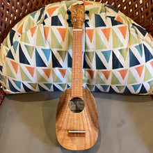 Load image into Gallery viewer, Ana'ole ASLP CURLY KOA Soprano Pineapple Long Neck Ukulele #27911225