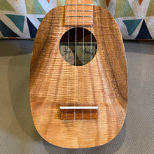 Load image into Gallery viewer, Ana'ole ASLP CURLY KOA Soprano Pineapple Long Neck Ukulele #27911225
