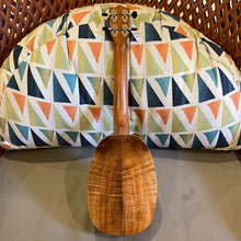 Load image into Gallery viewer, Ana'ole ASLP CURLY KOA Soprano Pineapple Long Neck Ukulele #27911225