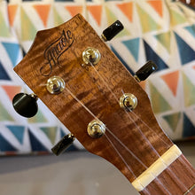 Load image into Gallery viewer, Ana'ole ASLP CURLY KOA Soprano Pineapple Long Neck Ukulele #27911225