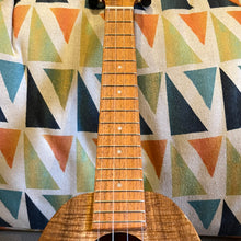 Load image into Gallery viewer, Ana'ole ASLP CURLY KOA Soprano Pineapple Long Neck Ukulele #27911225