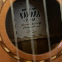 Load image into Gallery viewer, USED Kamaka HF-2DC Concert Cedar Ukulele Deluxe #200197
