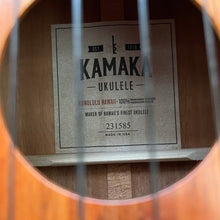Load image into Gallery viewer, Kamaka HF-2I Concert Slotted Head Ukulele #231585

