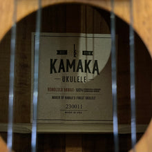 Load image into Gallery viewer, Kamaka HF-3i Emop Slotted-head Ebony Fretboard Tenor Ukulele #230011