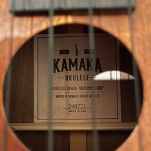 Load image into Gallery viewer, Kamaka HP-1L Soprano Pineapple Long Neck Ukulele #240773