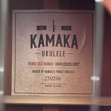 Load image into Gallery viewer, Kamaka HF-2 Concert Ukulele #250206