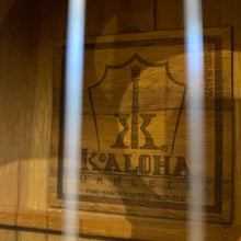 Load image into Gallery viewer, KoAloha KSM-03RP Soprano Pineapple Long Neck Royal Pikake #2309032