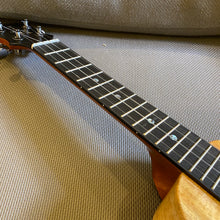 Load image into Gallery viewer, KoAloha KSM-03RP-MG Soprano Pineapple Long Neck Ukulele Royal Pikake Mango #2309031