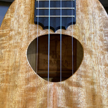 Load image into Gallery viewer, KoAloha KSM-03RP-MG Soprano Pineapple Long Neck Ukulele Royal Pikake Mango #2309031