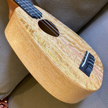 Load image into Gallery viewer, KoAloha KSM-03RP-MG Soprano Pineapple Long Neck Ukulele Royal Pikake Mango #2309031