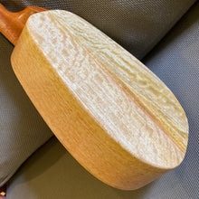 Load image into Gallery viewer, KoAloha KSM-03RP-MG Soprano Pineapple Long Neck Ukulele Royal Pikake Mango #2309031