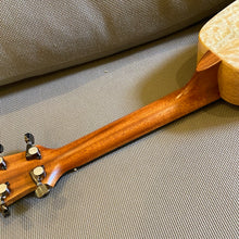 Load image into Gallery viewer, KoAloha KSM-03RP-MG Soprano Pineapple Long Neck Ukulele Royal Pikake Mango #2309031