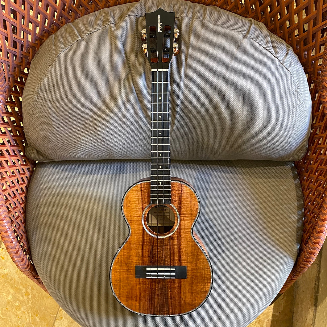 Kamaka HF-3D2I ABV Tenor Ukulele Deluxe2 Slotted Head with L.R.Baggs FIVE.O Pickup #230233