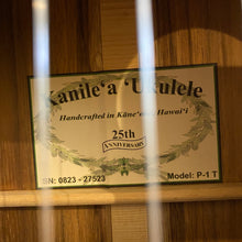 Load image into Gallery viewer, Kanileʻa P-1 T Tenor Pineapple Ukulele #27523