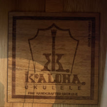 Load image into Gallery viewer, KoAloha KCNP-00 Concert Ukulele Naupaka #2509155