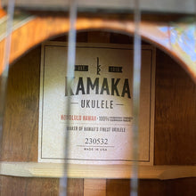 Load image into Gallery viewer, Kamaka HF-2D2I Concert Ukulele Deluxe2 Slotted Head #230532