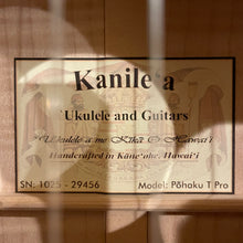 Load image into Gallery viewer, Kanile'a Pohaku Tenor Ukulele #1025-29456