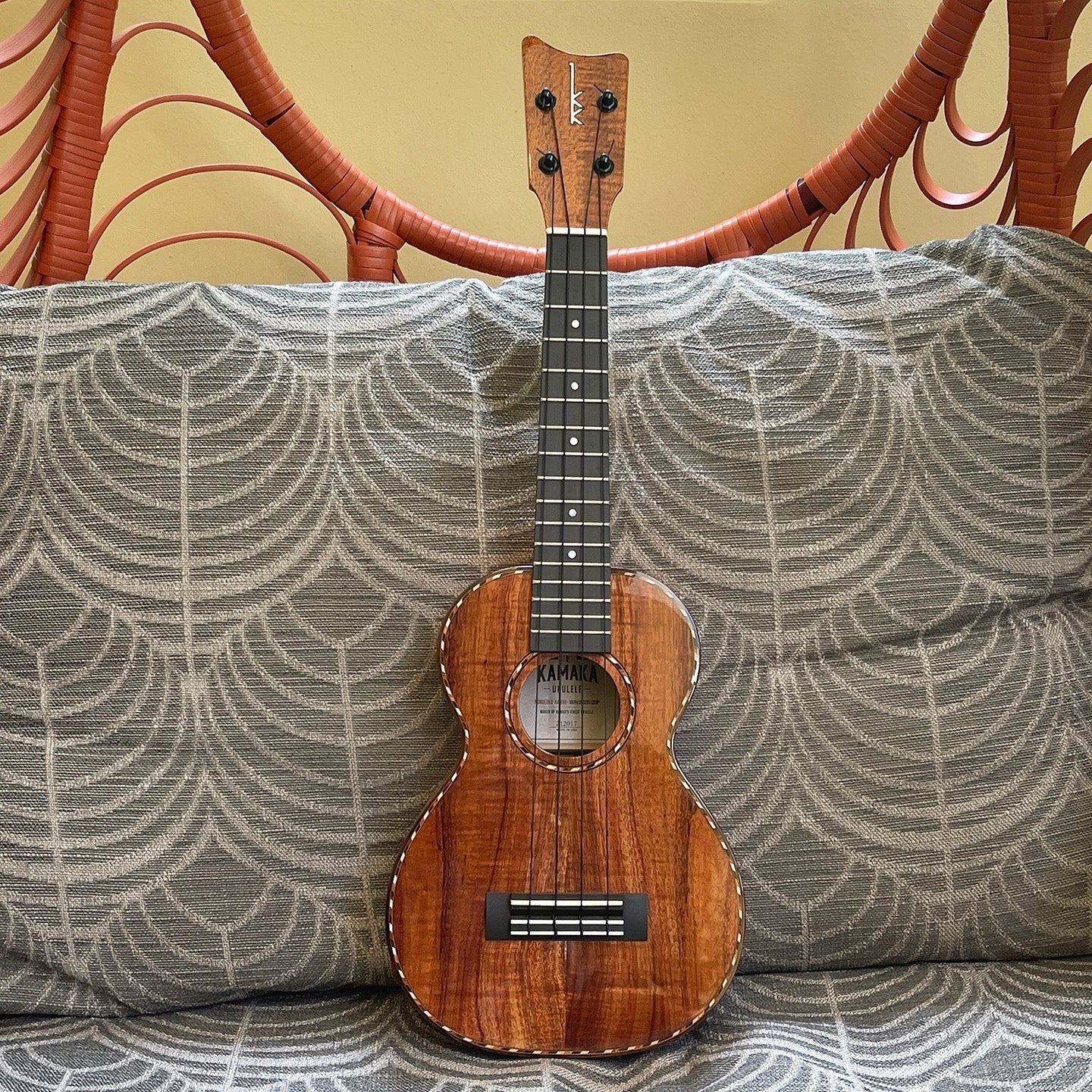 Kamaka HF-DI Ukulele Concert Deluxe Slotted Head with Case (101) - Willcutt  Guitars