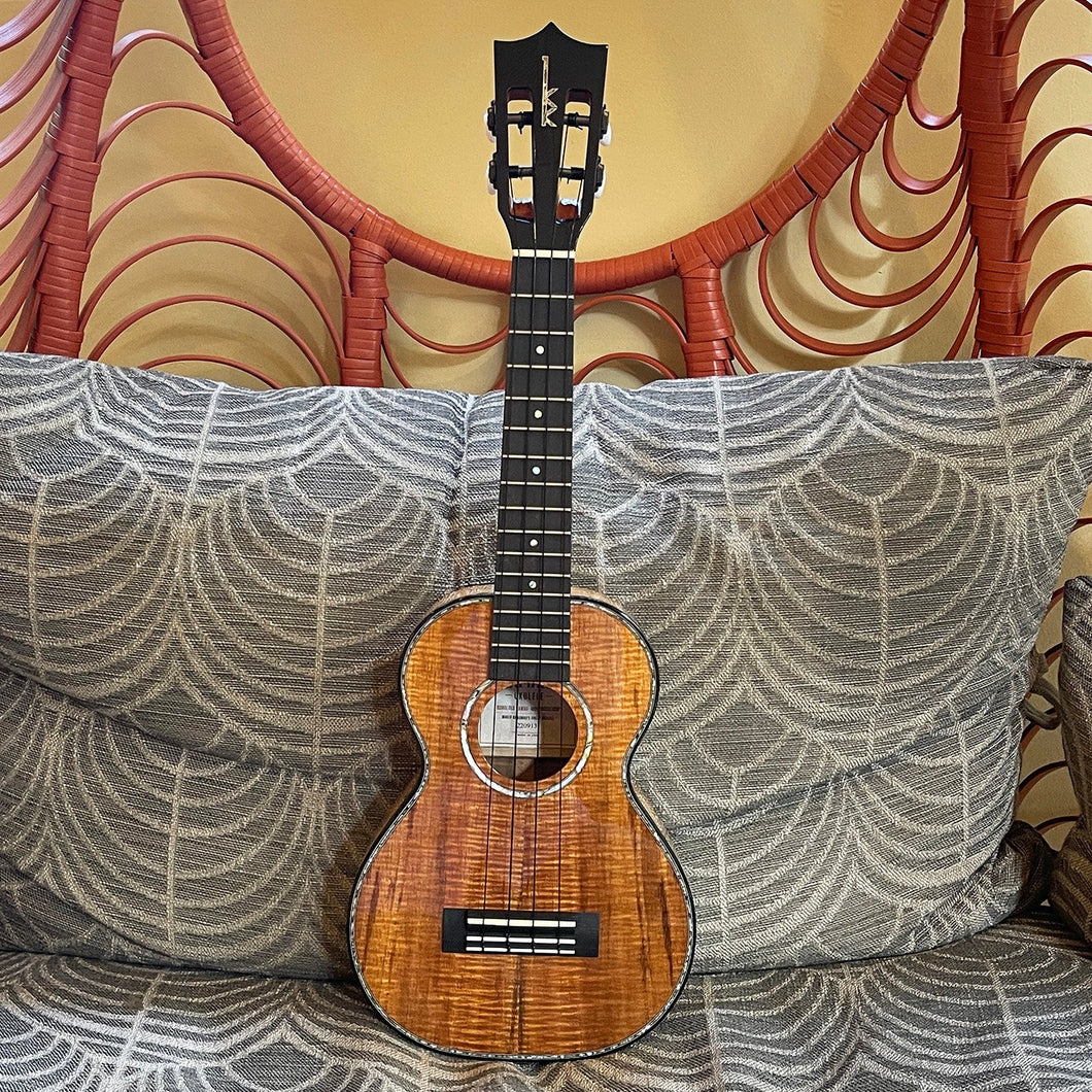 Kamaka HF-2D2I ABV Concert Ukulele Deluxe2 Slotted Head with L.R.Baggs FIVE.O #220913