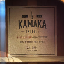 Load image into Gallery viewer, Kamaka HF-2I Concert Slotted Head Ukulele #241199
