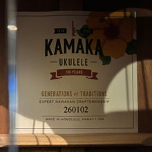 Load image into Gallery viewer, Kamaka HF-1L Soprano Long Neck Ukulele #260102
