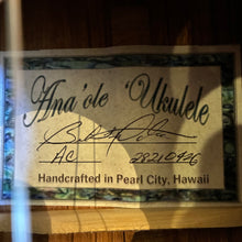 Load image into Gallery viewer, Ana'ole AC CURLY KOA Concert Ukulele #28210426

