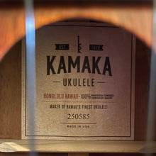 Load image into Gallery viewer, Kamaka HF-1 Soprano Ukulele #250585
