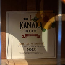 Load image into Gallery viewer, Kamaka HF-3 Tenor Ukulele #260250
