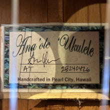 Load image into Gallery viewer, Ana'ole AT Tenor Ukulele #28240426
