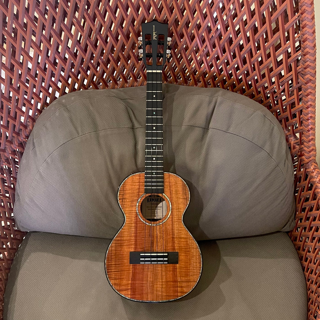 Kamaka HF-3D2I ABV Tenor Ukulele Deluxe2 Slotted Head with L.R.Baggs FIVE.O Pickup #231776