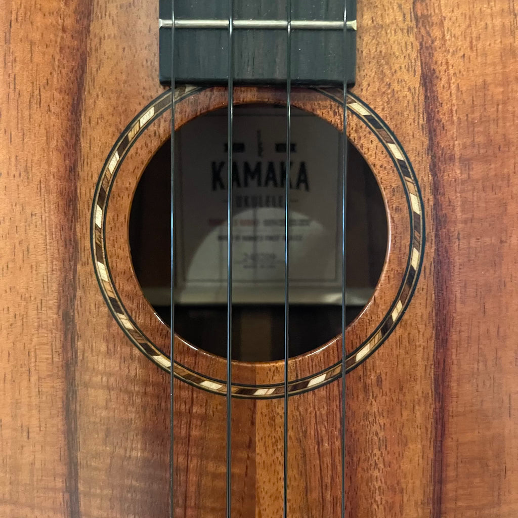 Kamaka HF-3DI Tenor Ukulele Deluxe Slotted Head #240209