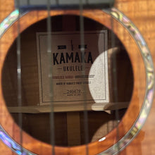 Load image into Gallery viewer, Kamaka HF-3D2I Tenor Ukulele Deluxe2 Slotted Head #240479
