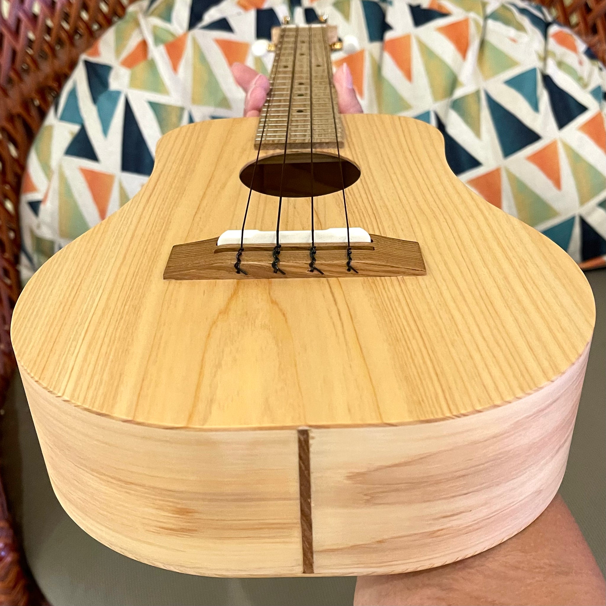 Zephyr CK-Hinoki Concert Ukulele Bell Shape Japanese Cypress