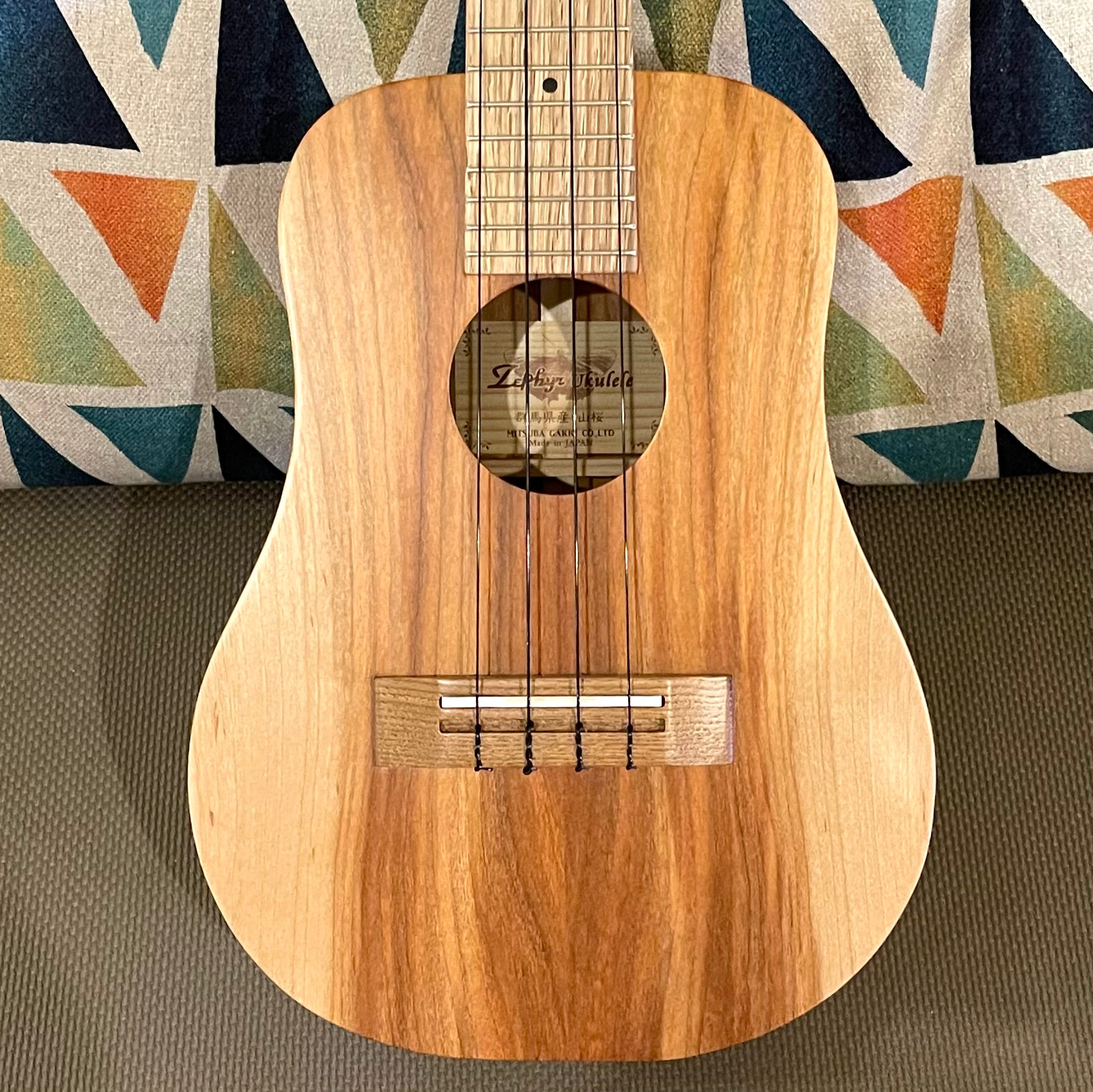 Zephyr CK-Yamazakura Concert Ukulele Bell Shape Japanese Wild Zephyr CK-Yamazakura Concert Ukulele Bell Shape Japanese Wild