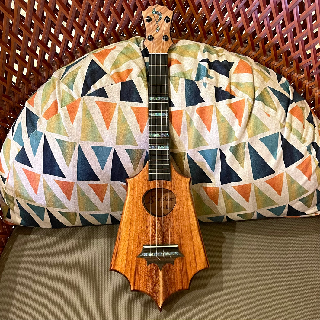 Pop's Customs KCS-07 Sceptre Ukulele Concert #2407291