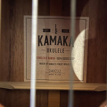 Load image into Gallery viewer, Kamaka HF-4 Baritone Ukulele #240232
