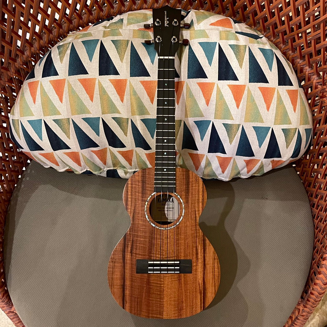 Kamaka HF-3 FEab+ Semi-Custom Tenor w/ Abalone Rosette Ukulele #240982