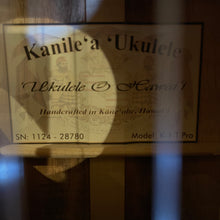 Load image into Gallery viewer, Kanile&#39;a K-1 T Pro Tenor Ukulele #28780
