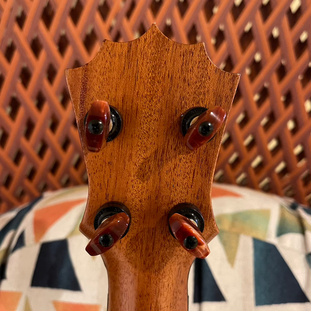 Pop's Customs Pineapple Sunday Concert Scale w/ Hibiscus Art