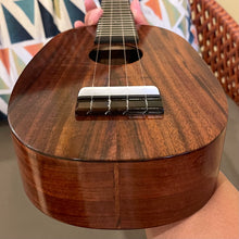 Load image into Gallery viewer, Ana&#39;ole ASLP Soprano Pineapple Long Neck Ukulele #27111124
