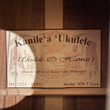 Load image into Gallery viewer, Kanileʻa KPA-T Core Tenor Ukulele #28832
