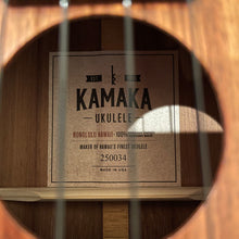 Load image into Gallery viewer, Kamaka HF-2 Concert Ukulele #250034
