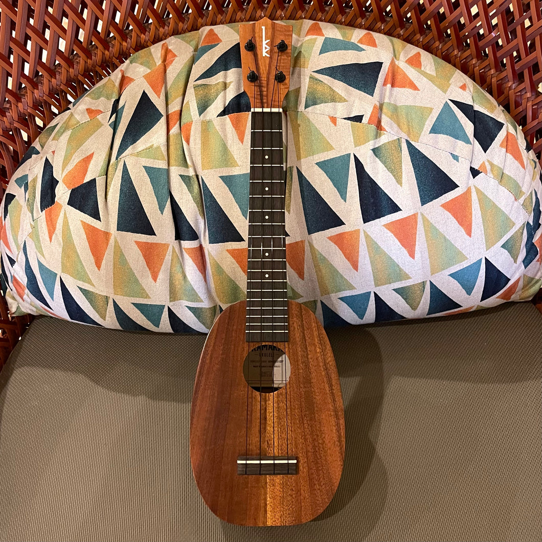 Kamaka HP-1L Soprano Pineapple Long Neck Ukulele #240773