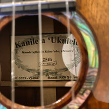 Load image into Gallery viewer, Kanileʻa KPA-S Premium Soprano Ukulele #27204
