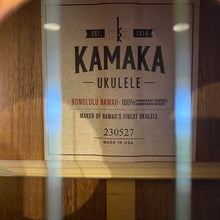 Load image into Gallery viewer, Kamaka HP-1L Soprano Pineapple Long Neck Ukulele #230527
