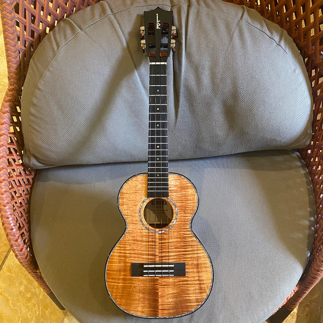 Kamaka HF-3D2I ABV Tenor Ukulele Deluxe2 Slotted Head with L.R.Baggs FIVE.O Pickup #221443